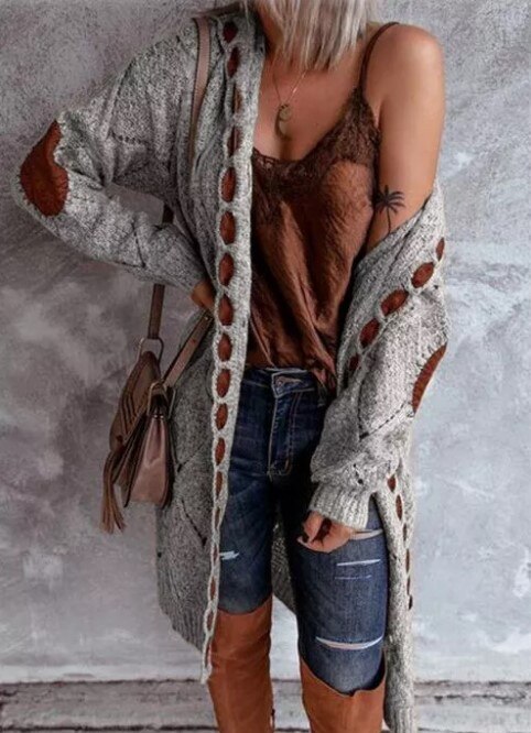 Sammy Jackson™ Evelyn | Stijlvol Lang Vest - Comfy met Capuchon