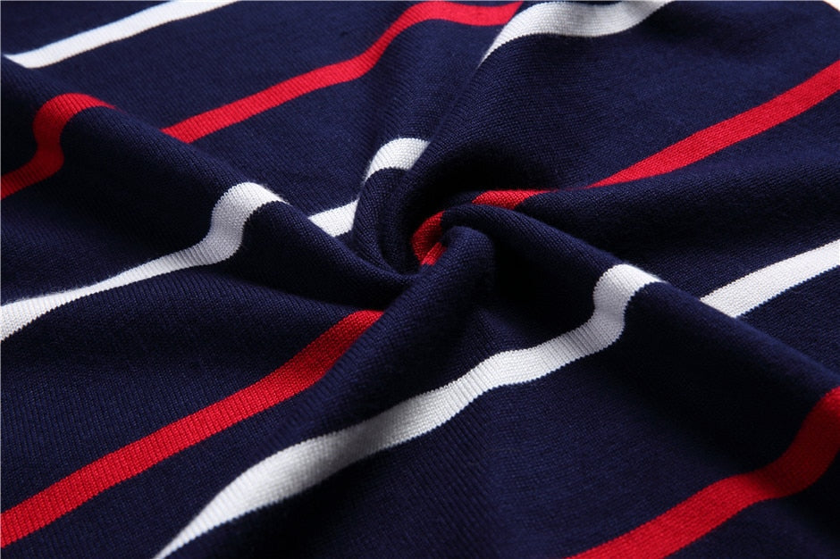 Sammy Jackson™ Herenmode | Casual Gestreepte Trui met O-neck