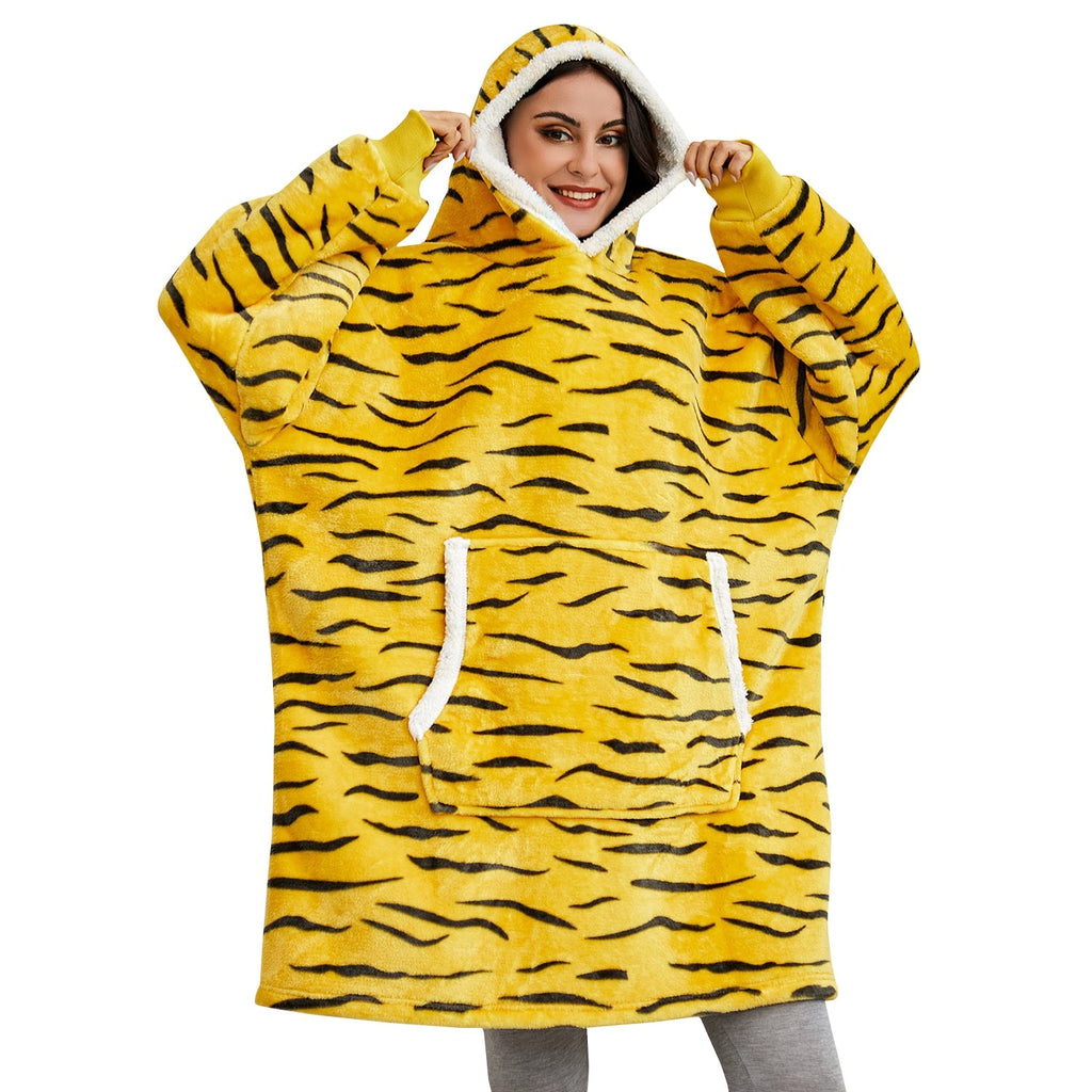 Sammy Jackson™ Hoodie & Deken | Heerlijke Combinatie van een Zachte Hoodie en Comfy Deken in één!