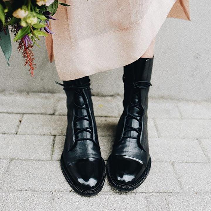 Vintage Dames Enkellaarzen – Marvella
