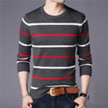 Sammy Jackson™ Herenmode | Casual Gestreepte Trui met O-neck