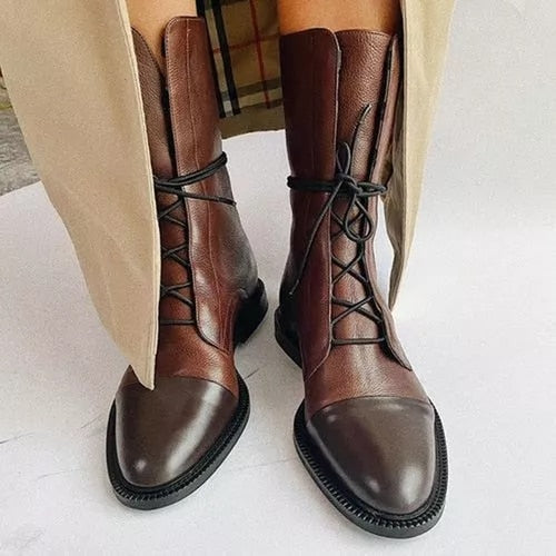 Vintage Dames Enkellaarzen – Marvella