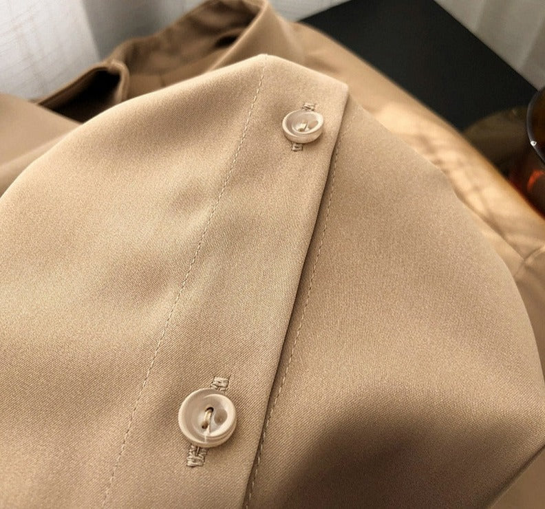 Sammy Jackson™ Sanna Satijnen Blouse | Een elegante damesblouse