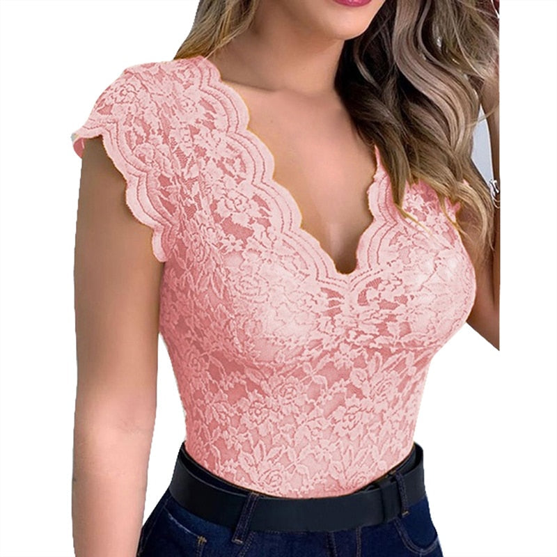Sammy Jackson™ Kyra Kanten Top | Een Sexy & Elegante Top voor Dames