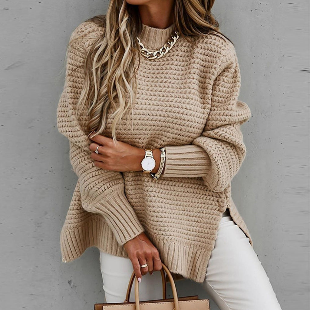 Sammy Jackson™ Sofia | Elegante Pullover met Halfhoge Hals - Gebreide Herfsttrui