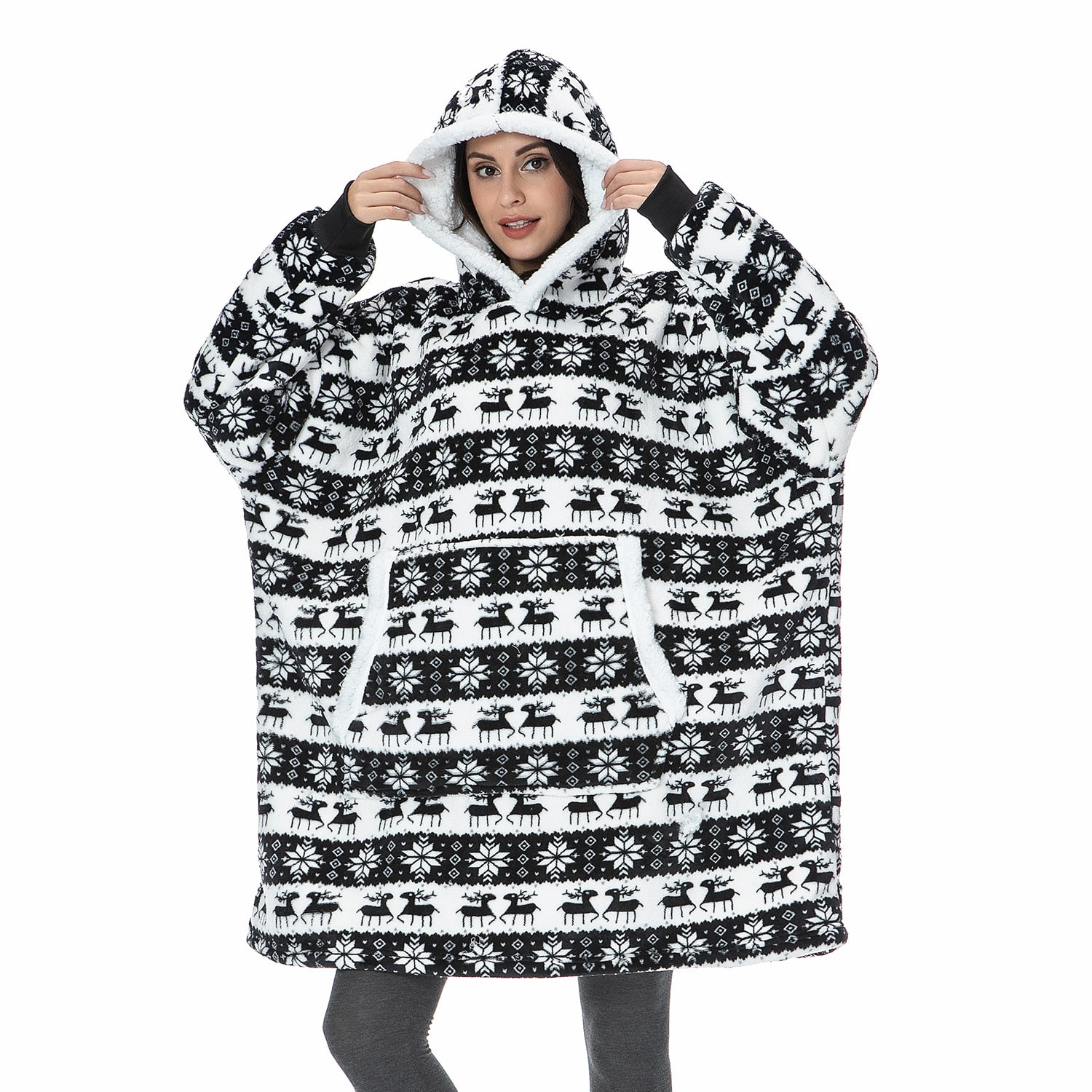 Sammy Jackson™ Hoodie & Deken | Heerlijke Combinatie van een Zachte Hoodie en Comfy Deken in één!