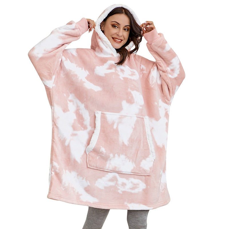 Sammy Jackson™ Hoodie & Deken | Heerlijke Combinatie van een Zachte Hoodie en Comfy Deken in één!