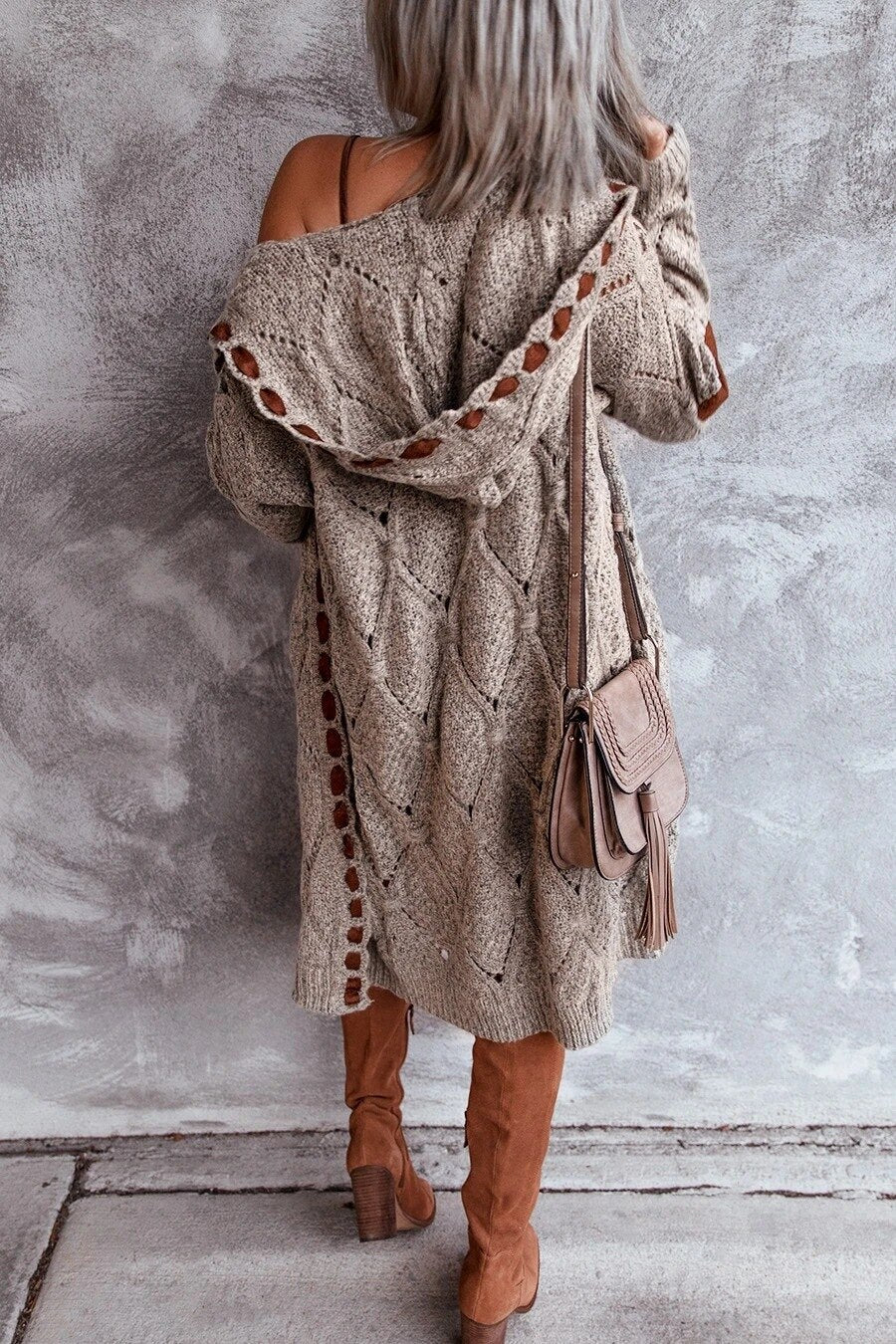 Sammy Jackson™ Evelyn | Stijlvol Lang Vest - Comfy met Capuchon