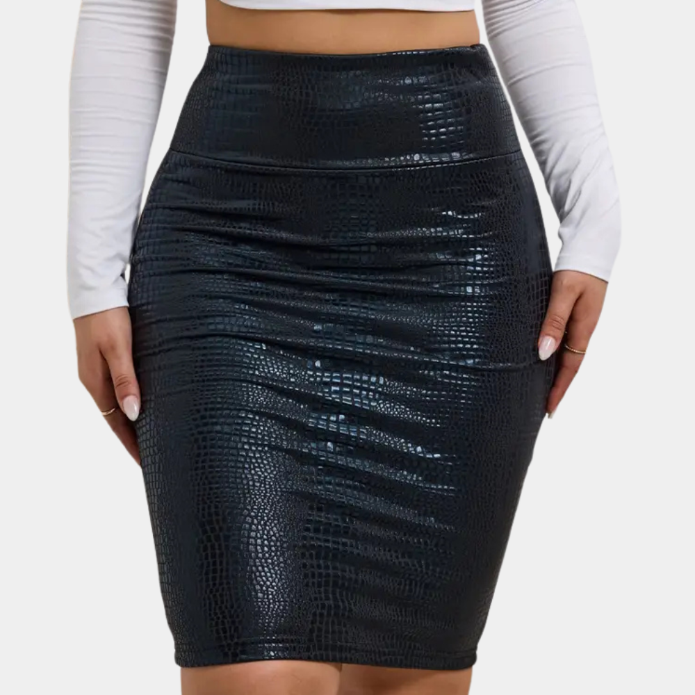 Klassieke Rok met Krokodillenmotief – Odette