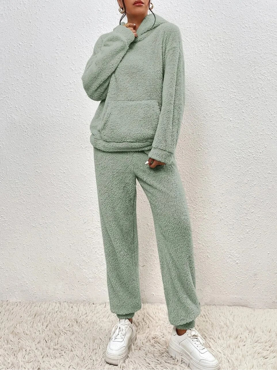 Lange Hoodie Met Zak - Saskia
