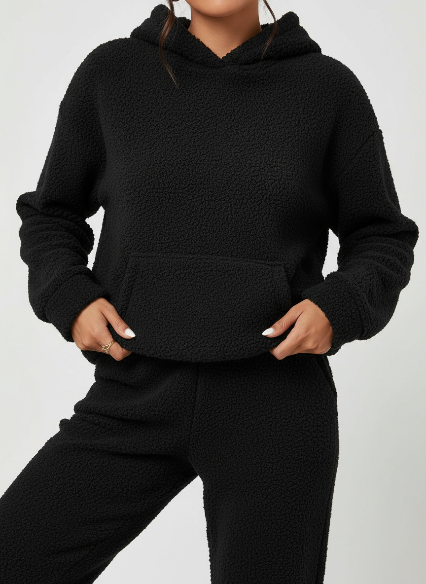 Lange Hoodie Met Zak - Saskia