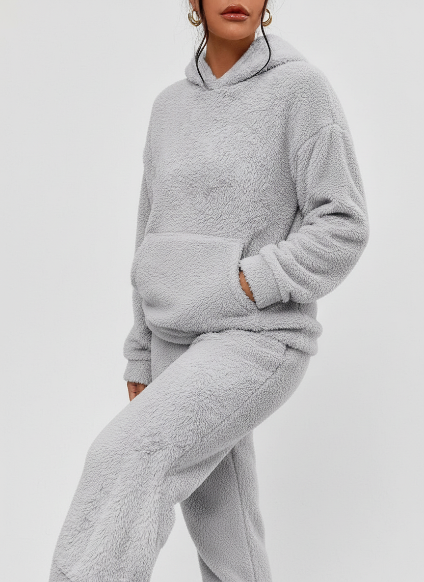Lange Hoodie Met Zak - Saskia