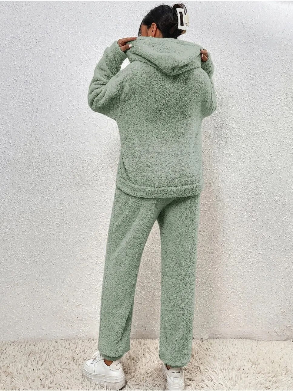 Lange Hoodie Met Zak - Saskia