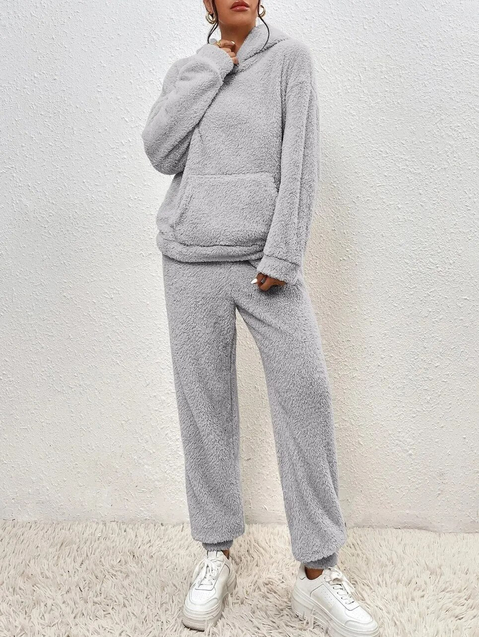 Lange Hoodie Met Zak - Saskia