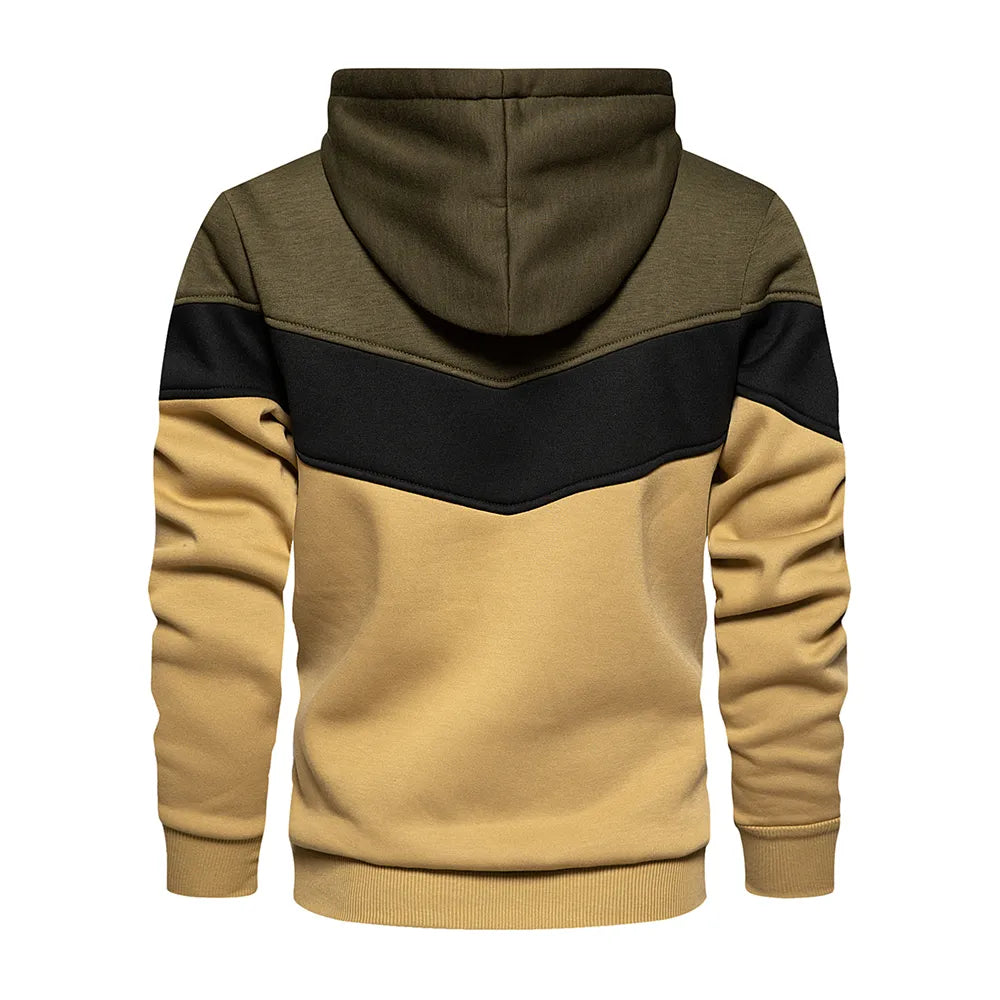 Sammy Jackson™ Patchwork Hoodie | Warme fleece-streetwear