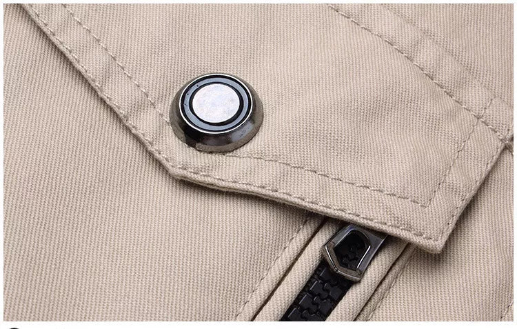 Sammy Jackson™ Slim Fit Windjack | Militaire stijl voor elke dag