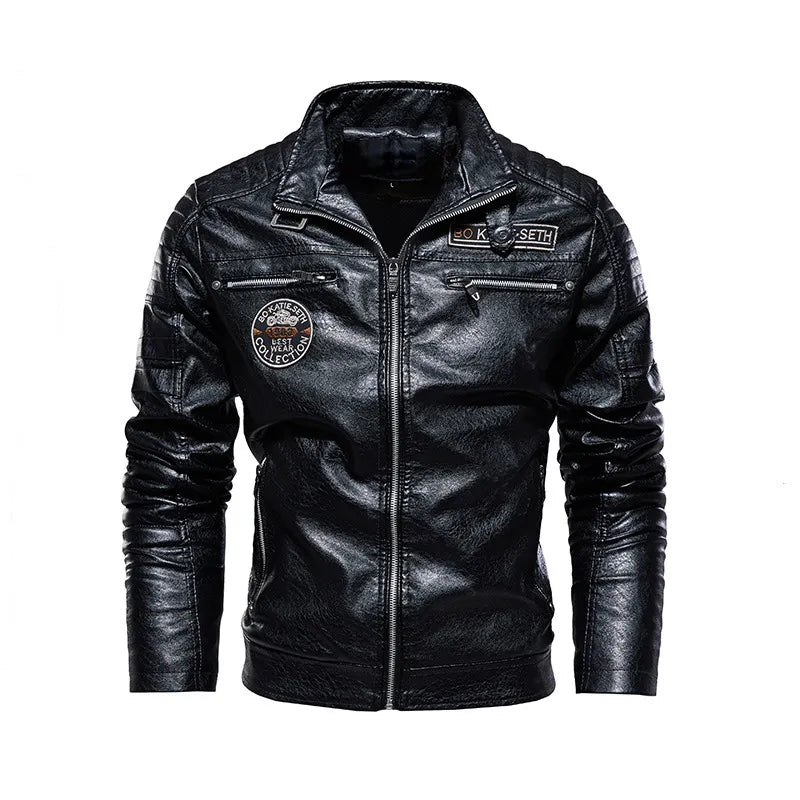 Sammy Jackson™ Leren Jas | Casual warme jas