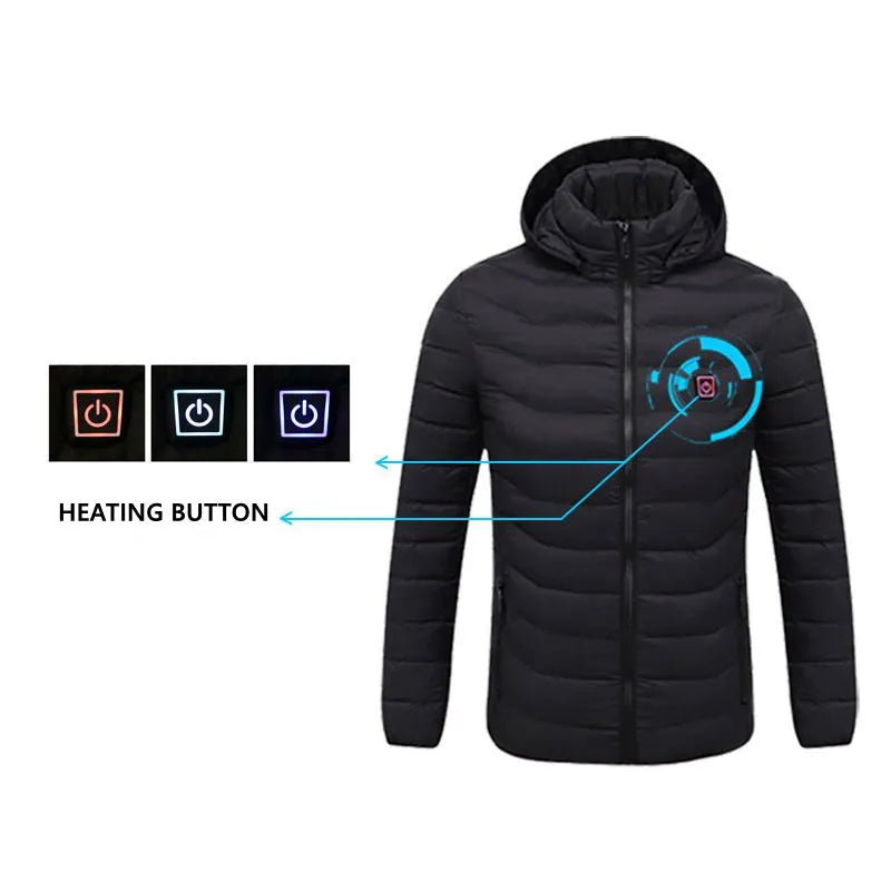 Sammy Jackson™ Smart Verwarmingsjas | USB-thermostaatjas