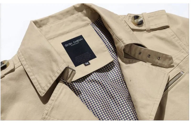 Sammy Jackson™ Trenchcoat | Stijlvolle lange jas