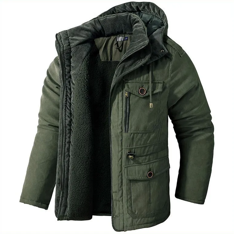 Sammy Jackson™ militaire parka | Een coole jas met een warme en gezellige voering