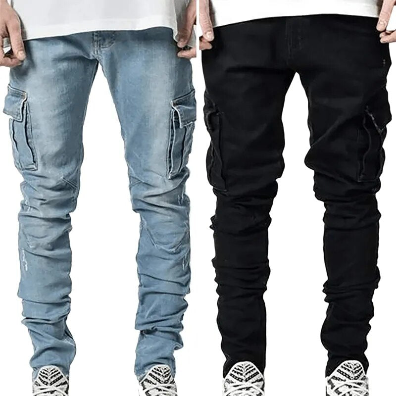 Sammy Jackson™ Cargo Jeans | Het gemak van een cargobroek, kwaliteit van een spijkerbroek!
