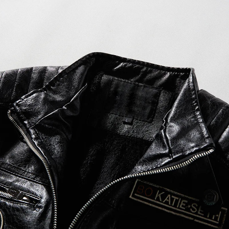 Sammy Jackson™ Leren Jas | Casual warme jas