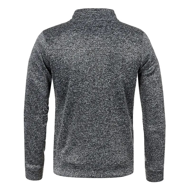 Sammy Jackson™ Coltrui met Rits | Dikkere trui met halve rits