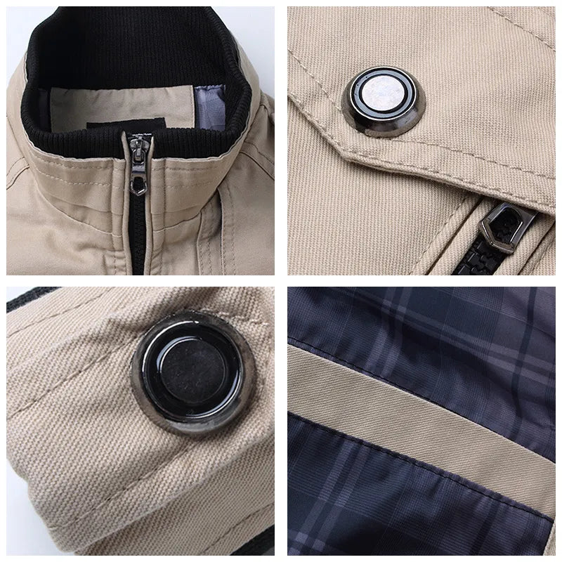 Sammy Jackson™ Slim Fit Windjack | Militaire stijl voor elke dag