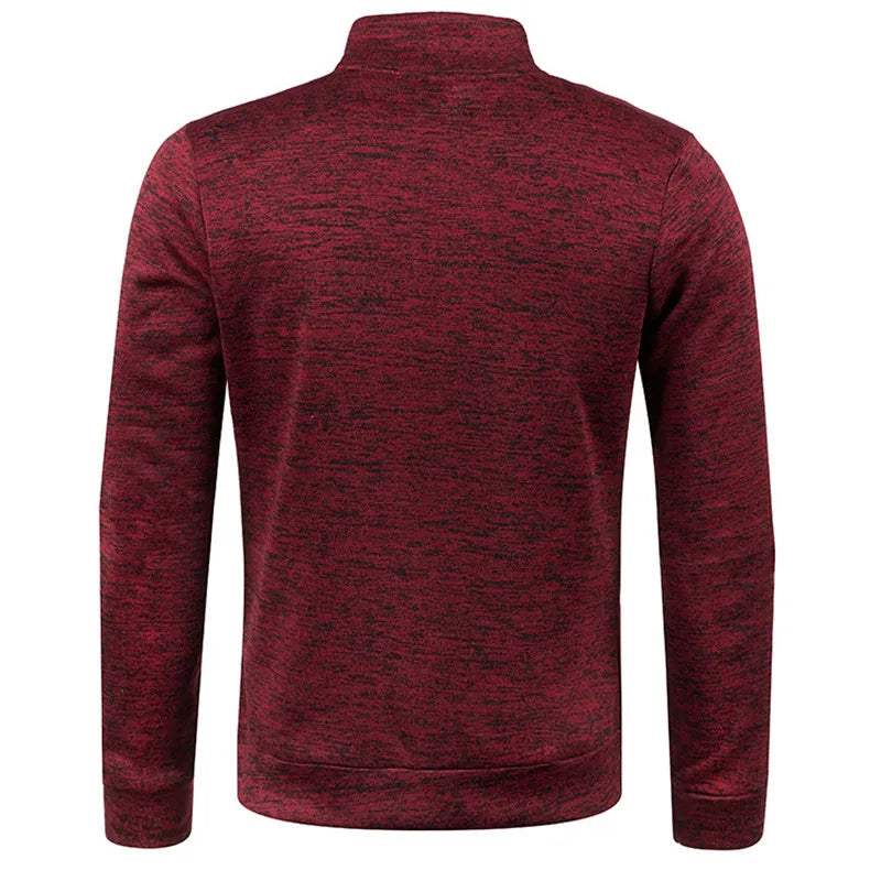 Sammy Jackson™ Coltrui met Rits | Dikkere trui met halve rits