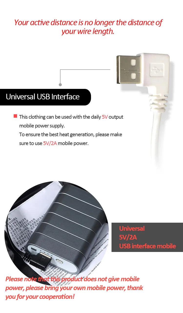 Sammy Jackson™ Smart Verwarmingsjas | USB-thermostaatjas