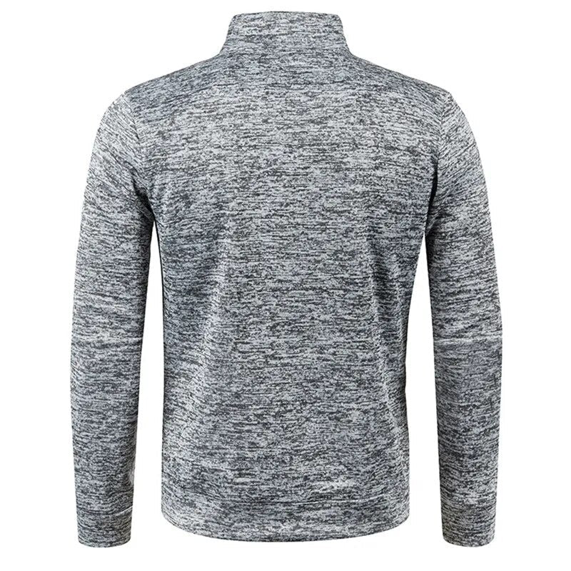 Sammy Jackson™ Coltrui met Rits | Dikkere trui met halve rits