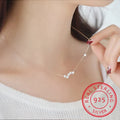 Zilveren sterrenketting | Met leuk sterren design
