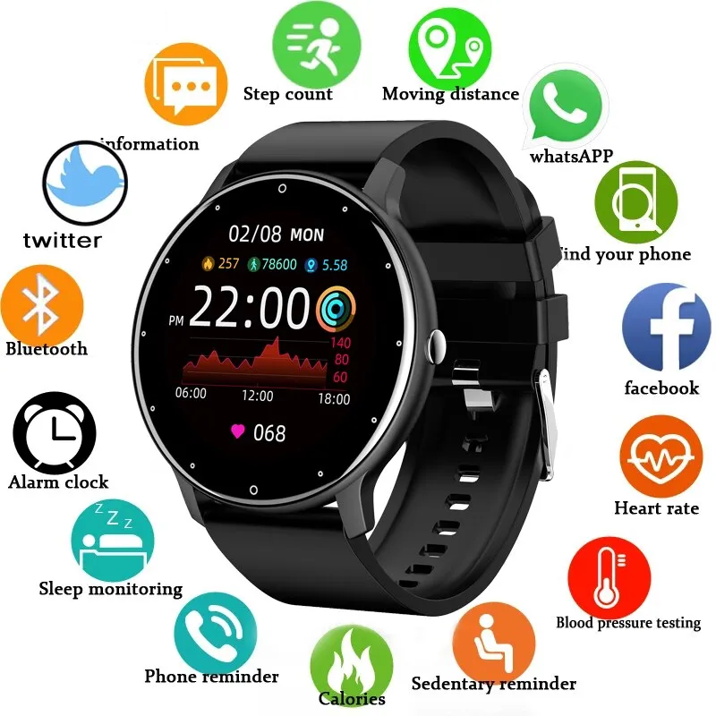 Sammy Jackson™ Sportieve Smartwatch | Track je prestaties overal en altijd!
