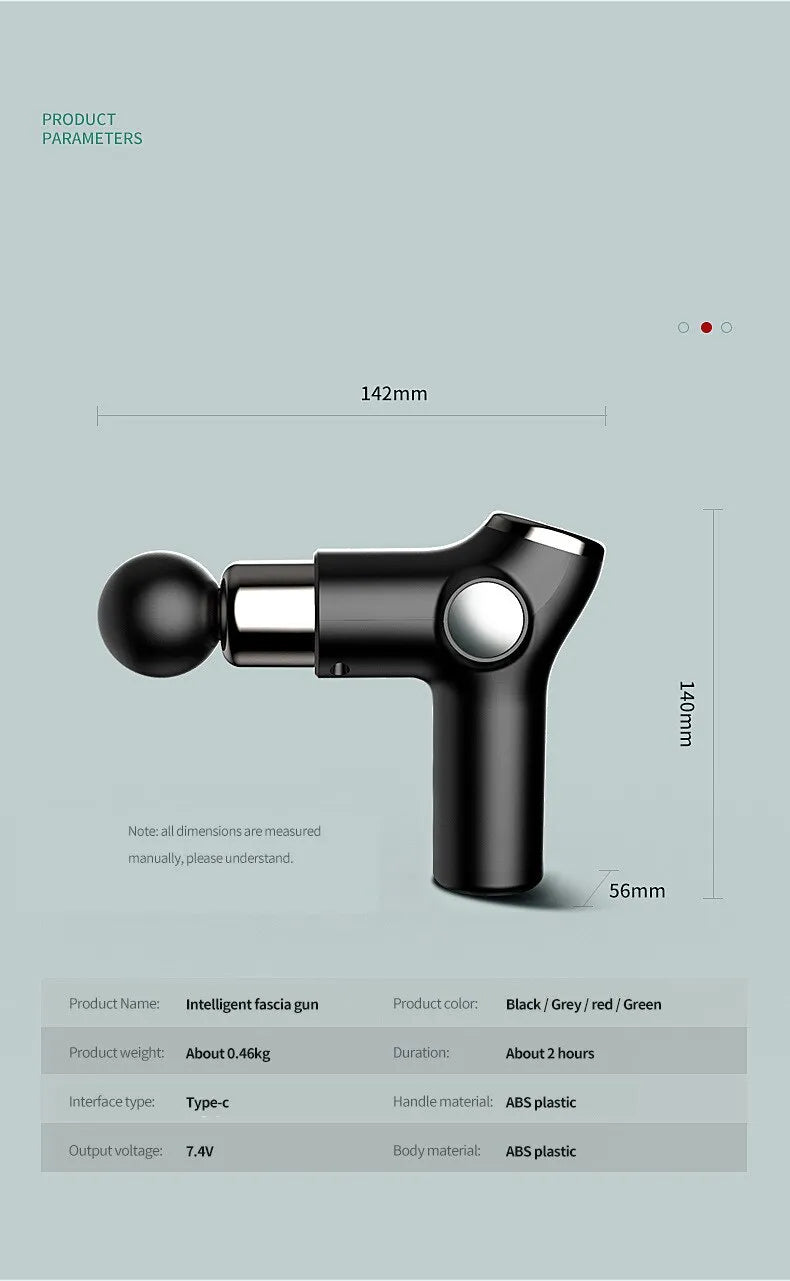 Sammy Jackson™ Massage Gun | Draagbaar pistoolvibratie-massageapparaat