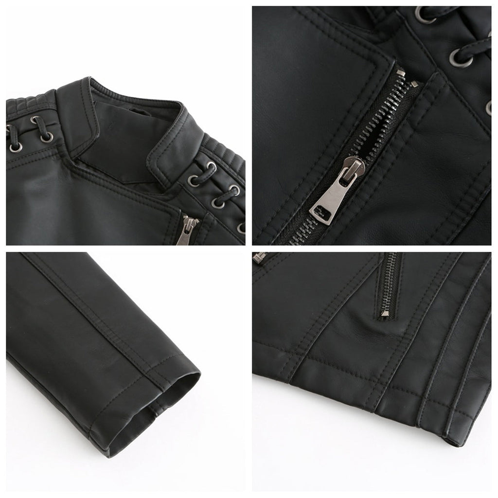 Elani - Trendy Leren Jack voor Dames
