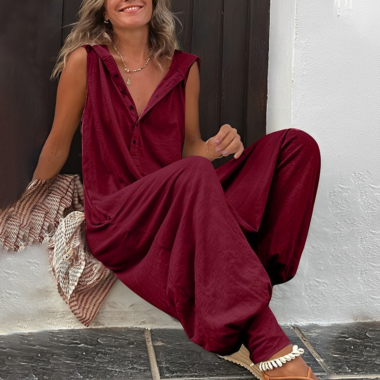 Comfortabele Dames Jumpsuit – Nova