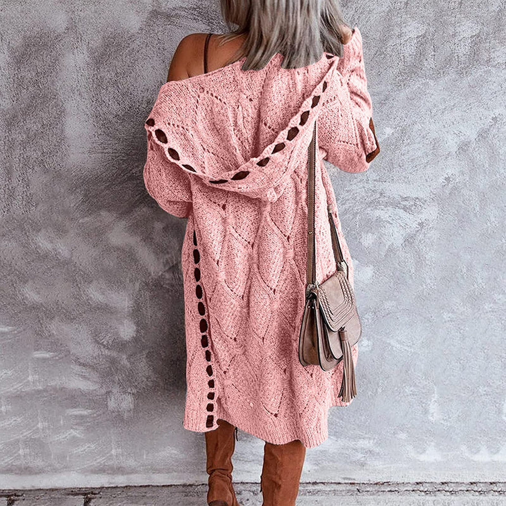 Sammy Jackson™ Evelyn | Stijlvol Lang Vest - Comfy met Capuchon