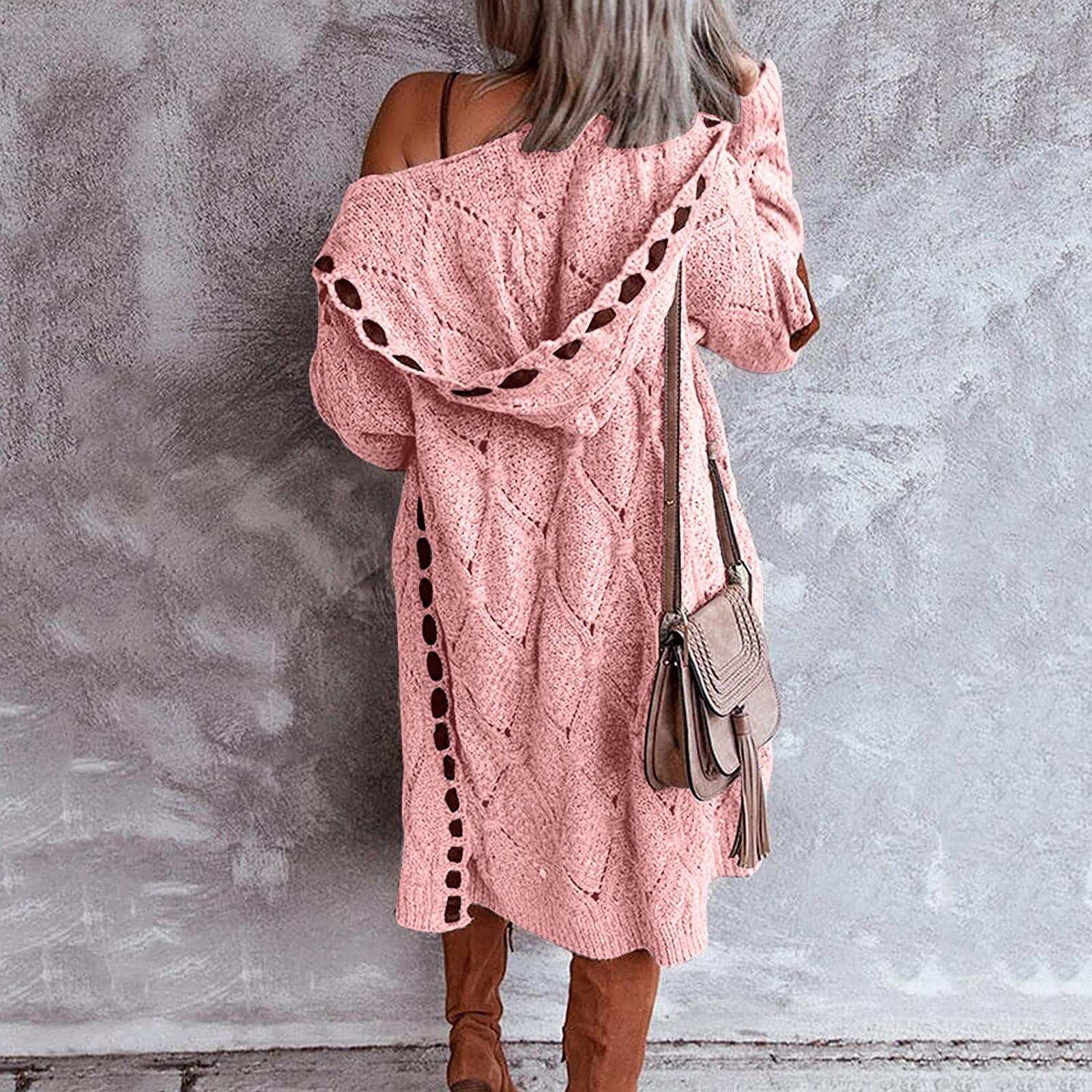 Sammy Jackson™ Evelyn | Stijlvol Lang Vest - Comfy met Capuchon