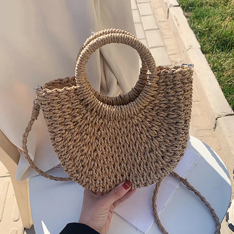 Sammy Jackson™ Romy Rieten Schoudertas | Een zomerse & elegante tas voor dames