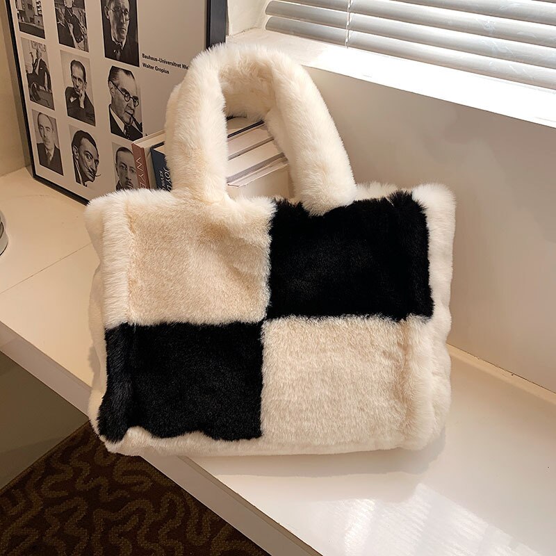 Sammy Jackson™ Pipa Pluche Handtas | Een comfortabele & winterse damestas