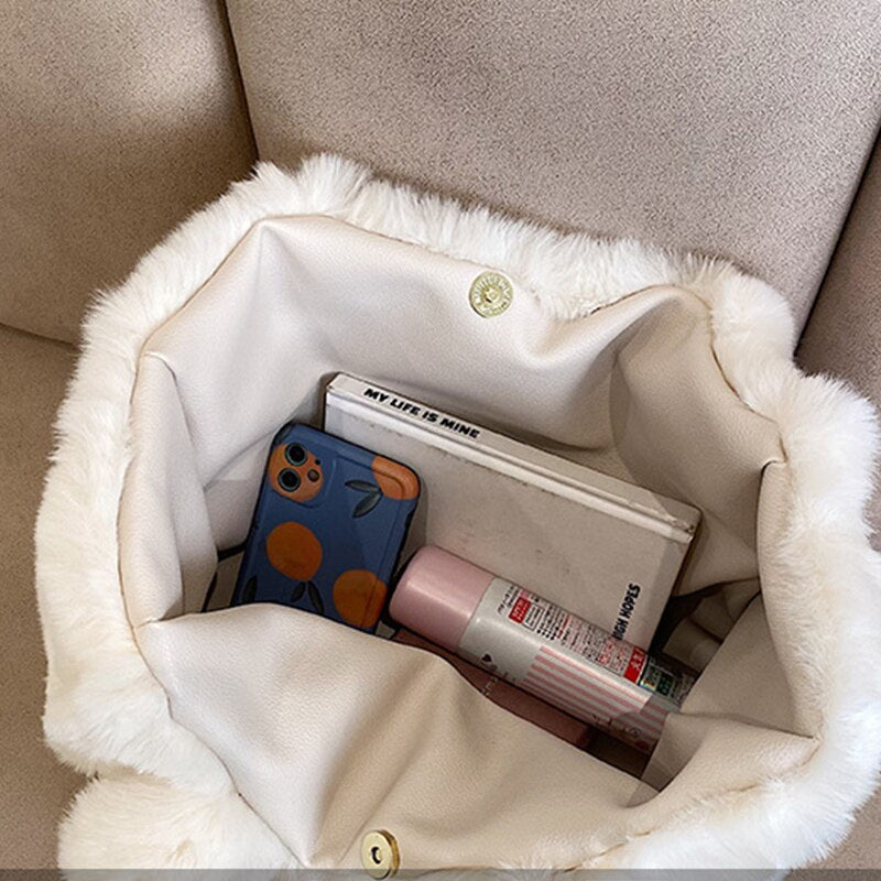 Sammy Jackson™ Pipa Pluche Handtas | Een comfortabele & winterse damestas