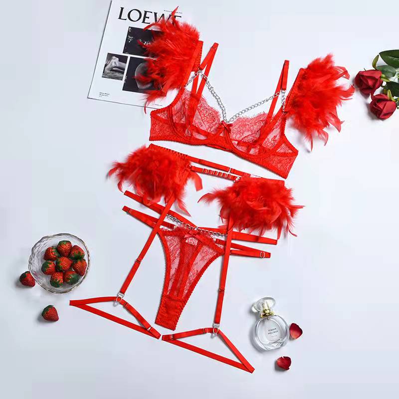 Sammy Jackson™ Mirella 3-delige lingerieset | Een sexy set met unieke details
