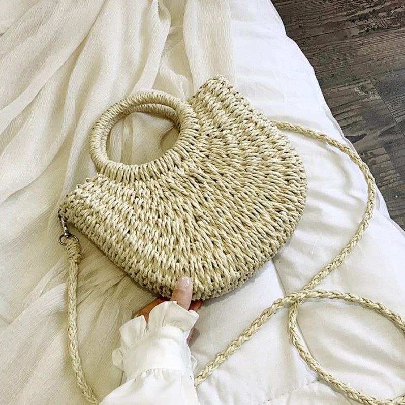 Sammy Jackson™ Romy Rieten Schoudertas | Een zomerse & elegante tas voor dames