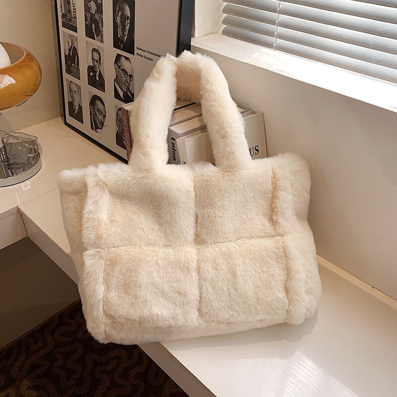 Sammy Jackson™ Pipa Pluche Handtas | Een comfortabele & winterse damestas