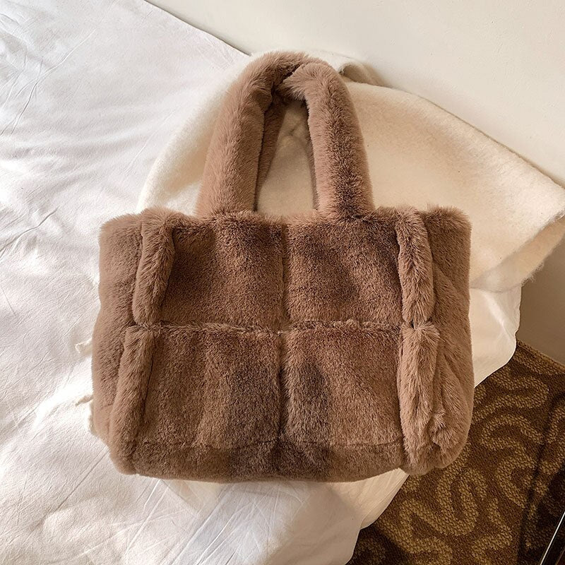 Sammy Jackson™ Pipa Pluche Handtas | Een comfortabele & winterse damestas