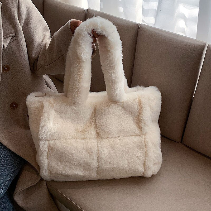 Sammy Jackson™ Pipa Pluche Handtas | Een comfortabele & winterse damestas