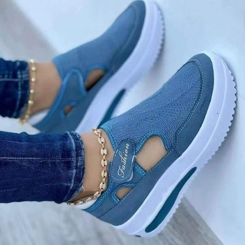 Ademende Dames  MeshSneakers – Liana