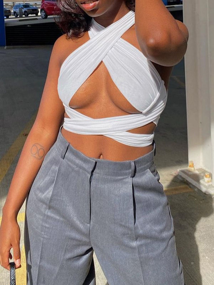 Rosie Halter Top | Een sexy & zomerse croptop