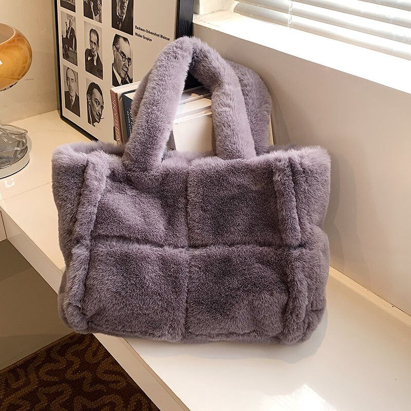 Sammy Jackson™ Pipa Pluche Handtas | Een comfortabele & winterse damestas