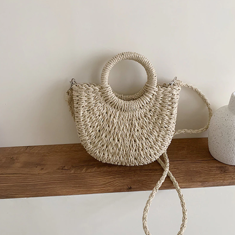 Sammy Jackson™ Romy Rieten Schoudertas | Een zomerse & elegante tas voor dames